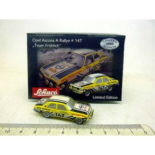05487 Schuco Piccolo1:90 Opel Ascona A Rally #147 Team Fröhlich