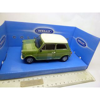 22496 Welly 1:24 Mini Cooper 1300 grün weiß