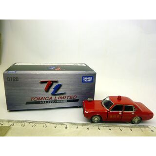 0128 Takara Tomy 1:65 Toyota Crown Fire Chief Feuerwehr