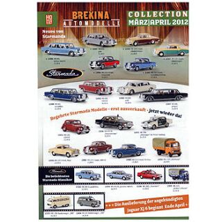 Brekina Katalog Heft März April 2012 H0 1:87
