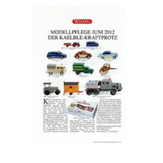 Wiking Katalog Prospekt Blatt Neuheiten Juni 2012