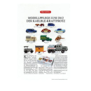 Wiking Katalog Prospekt Blatt Neuheiten Juni 2012