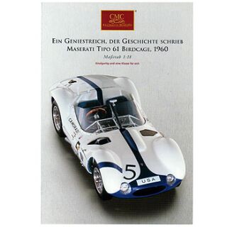 CMC Prospekt Modell 1:18 Maserti Tipo 61 Birdcage 1960