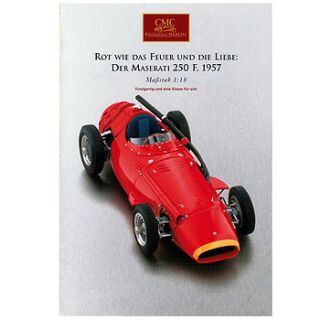 CMC Prospekt 1:18 Der Maserati 250 F 1957