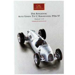 CMC Prospekt 1:18 Auto Union Typ C Bergrenner 1936/37
