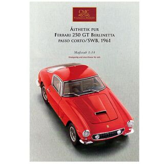 CMC Prospekt 1:18 Ferrari 250 GT Berlinetta Passo Corto SWB 1961