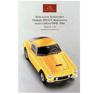 CMC Prospekt 1:18 Ferrari 250 GT Berlinetta Passo Corto SWB 1961
