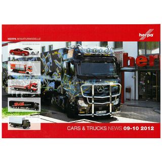 Herpa Katalog 2012 News September Oktober Cars & Trucks PKW LKW 1:87 A4