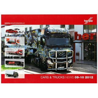 Herpa Katalog 2012 News September Oktober Cars & Trucks PKW LKW 1:87 A4