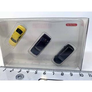 091907 Wiking 1:160 Drei moderne PKW  Audi A6 VW Passat Variant  MB E230