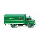 086414 Wiking 1:87 MB L 710 Polizei Koffer LKW  Kurzhauber