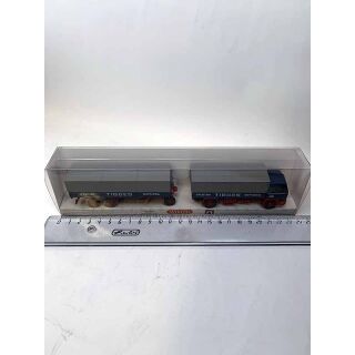 084907 Wiking 1:87 Büssing BS16 Pritschen-Lastzug Gevelsberger Spedition