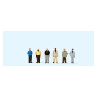 80916 Preiser 1:200 Stehende Männer Standing men Hommes debouts