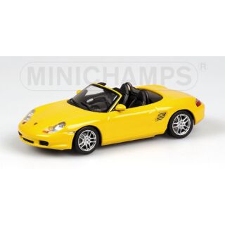 400062072 MINICHAMPS 1:43 PORSCHE BOXSTER S 2002 YELLOW