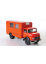 12007 Premium ClassiXXs 1:43 Mercedes Benz LA911 Fenster-Koffer Katastrophenschutz orange
