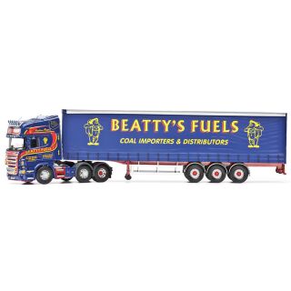 CC13755 Corgi 1:50 SCANIA R Curtainside Beattys Fuels, Ballinamallar