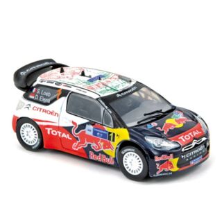 155351 NOREV 1:43  Citroen DS3 WRC Gewinner der Rallye von Mexiko Loeb / Elena