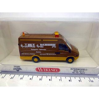 028660 Wiking 1:87 Iveco Daily Transporter TAS ALBORN Inter Modellbau 10.-14. 2013
