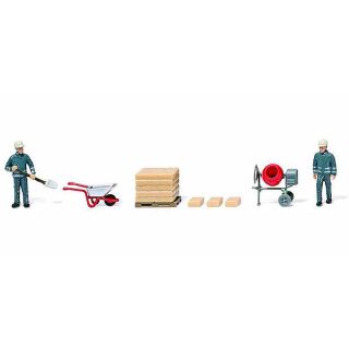 120048 Wiking 1:87 Baustellen Set