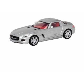 26049 Schuco 1:87 Mercedes-Benz SLS AMG Coupé silber met