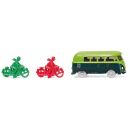 099083 Wiking 1:87 VW T1 Kleinbus Motorräder...