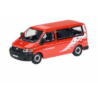 26012 Schuco 1:87 VW T5 Bus Air Zermatt rot