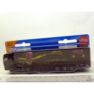 1627 SIKU 2013 1:87 MAN LKW Koffer-Sattelzug RACE CAT