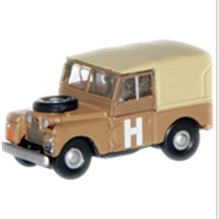NLAN188002 OXFORD 1:148 Land Rover 88 Sand Military 