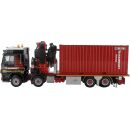 410076 WSI 1:50 Mammoet Mercedes Actros 4146 8x4 Bakwagen + Container (K)