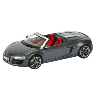 07523 Schuco 1:43 Audi R8 Spyder Facelift daytona grau Perleffekt