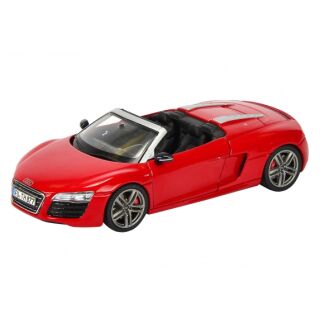 07522 Schuco 1:43 Audi R8 Spyder Facelift brillantrot