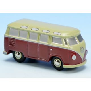 05335 Schuco Piccolo 1:90 VW T1 Samba Bus beige-rot