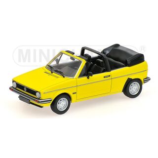 400055130 MINICHAMPS 1:43 VOLKSWAGEN GOLF CABRIOLET 1980 YELLOW