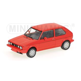 400055170 MINICHAMPS 1:43 VOLKSWAGEN GOLF GTI ´PIRELLI´1983 RED
