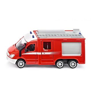 2113 Siku 1:50 Mercedes Sprinter 3 achser Feuerwehr Fire pompiers brannvesenet vigili del fuoco