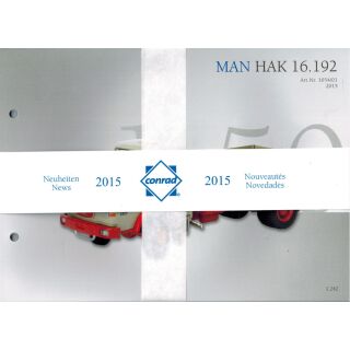 Conrad Katalog Prospekt 2015 Baumaschinen 1:50