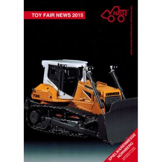 NZG Katalog 2015 Modelle 1:50 Bagger Baumaschinen Truck 