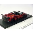 05572RM Kyosho 1:43 Lamborghini Veneno Roadster red metallic/red line
