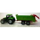 1673 Siku Deutz Agrotron 265 Traktor mit Universalstreuer Trautmann Streublitz