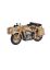 06614 Schuco 1:10 Zündapp KS 750 mit Beiwagen Afrikakorps Motorrad (K)