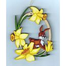 01 Osterbehang Ostern Baumbehang Oster Hase Ei Holz...