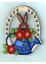 10 Osterbehang Ostern Baumbehang Hase mit Gieskanne Holz gelasert Deko