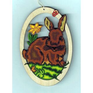 12 Osterbehang Ostern Baumbehang Hase Ei Holz gelasert Deko Handarbeit