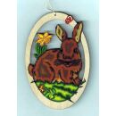 12 Osterbehang Ostern Baumbehang Hase Ei Holz gelasert Deko Handarbeit