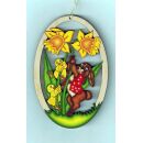 13 Osterbehang Ostern Baumbehang Hase mit Küken Ei...