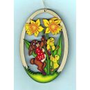 13 Osterbehang Ostern Baumbehang Hase mit Küken Ei...