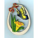 16 Osterbehang Ostern Baumbehang Schmetterling Blume Ei...