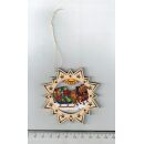 046 Baumbehang Stern Pferde Schlitten Kinder Christbaum...