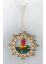 012 Baumbehang Stern mit Kerze Weihnachts Kranz Christbaum Schmuck Holz gelasert
