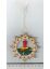 012 Baumbehang Stern mit Kerze Weihnachts Kranz Christbaum Schmuck Holz gelasert